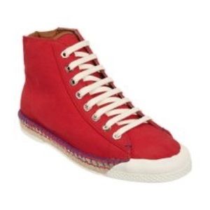 Purchased from Barneys New York Flamingos sneakers